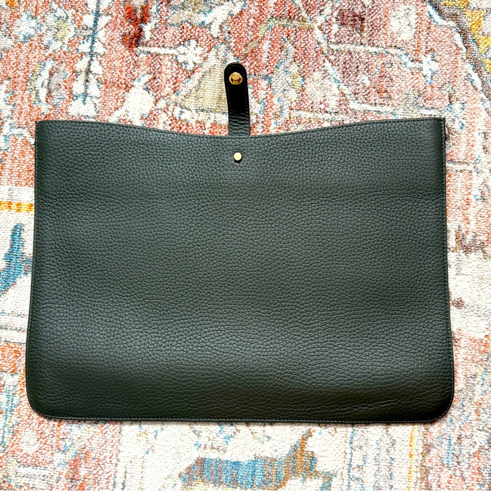 Cuyana 16” Leather System Laptop Sleeve - NEW with tags
